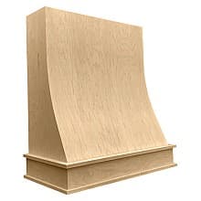 42" Waterfall Range Hood with Modern Curves