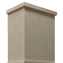 30" Modern Tapered Hood Chimney