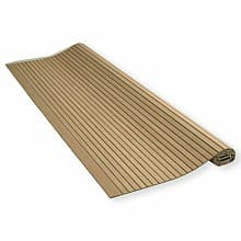 47&quot; Solid Wood Tambour Door with Two Leadrail, 3/4&quot; Flat Slat, 3/16&quot; Deep