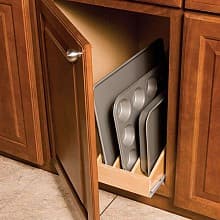 Roll Out Tray Divider, 2 Dividers, Maple