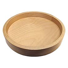 Select 10" Full-Circle 1 Tray Spice Lazy Susan, Maple