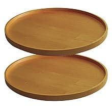 Full-Circle 2 Tray Wood Lazy Susan