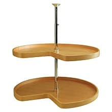 Kidney 2 Shelf Super Susan Kit with Detent