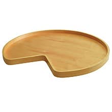 32" Kidney Detent Super Susan Shelf with 12" Bearing, Maple (23/Box)