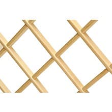 29" Wine Rack Wood Lattice Panel, Maple