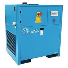 25 HP Rotary Screw Fixed Speed Base Mounted Air Compressor with Integrated Dryer