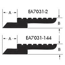 1-3/8" x 144" Aluminum Self-Mating Long Wall Clip