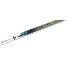 PRO 2.0 Drawer Slide with 100lb Capacity, Full Extension, Side-Mount, Bright Zinc, 18" (Pro Pack)