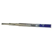 PRO200 Drawer Slide with 90lb Capacity, Full Extension, Side-Mount, Soft-Closing, Zinc, 14