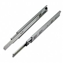 PRO 3.0 Drawer Slide with 100lb Capacity, Full Extension, Side-Mount, Bright Zinc, 22"