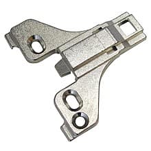 Cam Adjustable Face Frame Mounting Plate, Screw-On