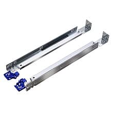 15" PRO500 Undermount Drawer Slide for 5/8" Material, 75lb Capacity Full Extension Soft-Closing with Locking Devices and Rear Brackets