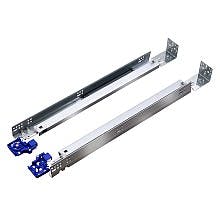 21" PRO500 Undermount Drawer Slide for 5/8" Material, 75lb Capacity Full Extension Soft-Closing with Locking Devices and Rear Brackets