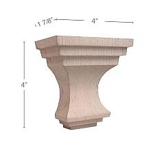 4" x 17/8" x 4" Metro Extra Small Corbel