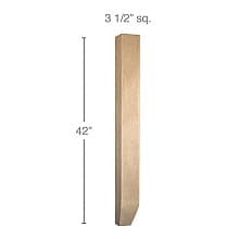 42" x 3-1/2" x 3-1/2" Shaker Bar Column