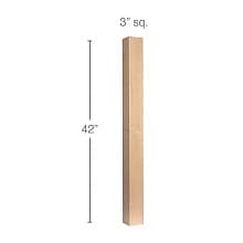 42" x 3" x 3" Contemporary Bar Column