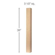 36" x 3-1/2" x 3-1/2" Contemporary Island Column