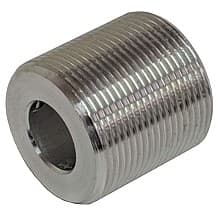 1-5/16" Diameter Threaded Plug, Polished Chrome Finish