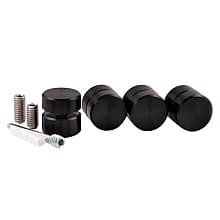 1" Diameter x 1/2" Long Standoff Kit, Black Anodized