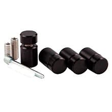 5/8" Diameter x 3/4" Long Standoff Kit, Black Anodized