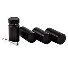 1" Diameter x 1-1/2" Long Standoff Kit, Black Anodized