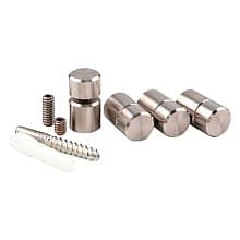 1/2" Diameter x 1/2" Long Standoff Kit, Stainless Steel