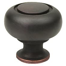 1-1/4" Round Knob, 1-1/4" Length