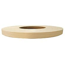 Wood Veneer Automatic Edgebanding, Unfinished, Maple, 1-1/4" Width, 500' Roll