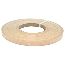 Wood Veneer Automatic Edgebanding, Prefinished, Hickory, 15/16" Width, 500' Roll