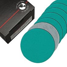 5" Stikit™ 180 Grit Q711T No Holes Sanding Disc, Aluminum Oxide on Film