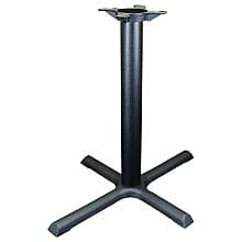 36" Wide x 28-1/4" High 2000 Series X-Style Line Table Base, Black Matte Wrinkle