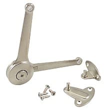 Delta Lift-Up Hinge Set, Nickel-Plated