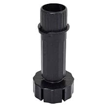 415 3-3/4" - 4-3/4" ABS Cabinet Leveler, Black