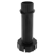 3-3/4" - 6-1/4" Leg Leveler, ABS Black