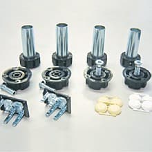 Screw Mount Toe Kick Leveler Set