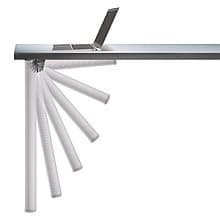 2" Diameter x 27-3/4" High Click Foldable Table Leg Set, Alumina