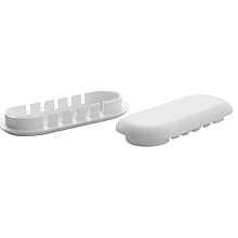 40mm x 20mm Cover Cap, White