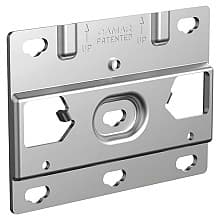 819 Anti-Drop Wall Plate, Steel, 100/Box