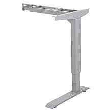 39.4" - 70.9" Wide x 24" Deep C-Style Electric Desk Frame, Gray