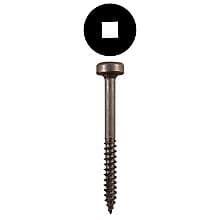 Quickscrews Modified Pan Head Face Frame/Pocket-Hole Screws, Square Drive Quickcutter Thread and Double Auger Point