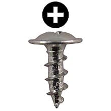 #8 x 1/2" Round Washer Head Drawer Slide Screws, Phillips Drive Coarse Thread and Sharp Point, Zinc, Box of 14 Thousand by Quickscrews