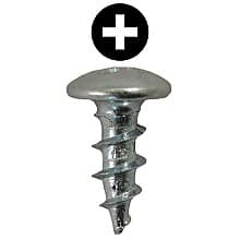 Quickscrews Truss Head Drawer Slide Screws, Phillips Drive Coarse Thread and Sharp Point