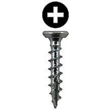 Quickscrews Flat Head Undercut Screws, Phillips Drive Coarse Thread and Type 17 Auger Point