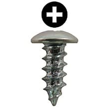 Quickscrews Truss Head Hinge Edge Screws, Phillips Drive Fine Thread and Type A Point
