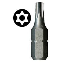 T40 x 1" Torx Tamper Proof Drive Insert Bit (10/Pack)