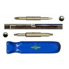 6-in-1 Screwdriver Blue PVC Handle