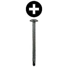 Quickscrews Truss Head Installation Screws, Phillips Drive Partial Thread and Self Drilling Point