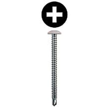 Quickscrews Truss Head Installation Screws, Phillips Drive Partial Thread and Self Drilling Point