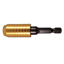 2-3/8" Stainless Steel Ultra Magnetic Bit Holder, Gold, 1/4" Shank (1/Pack)