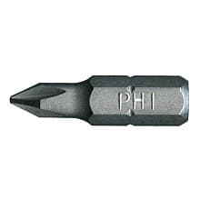 #1 x 1" Phillips Drive Insert Bit (100/Pack)